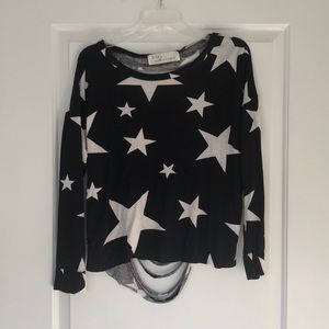 Star patterned shirt